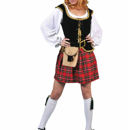 Feestbazaar Highlander Hottie verkleedkostuum 6-delig