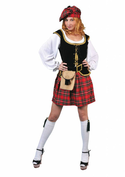 Feestbazaar Highlander Hottie verkleedkostuum 6-delig