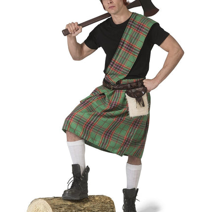 Feestbazaar Highlander Kostuum Man