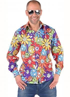 Feestbazaar hippie blouse man smile