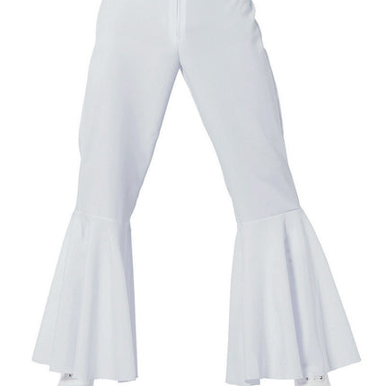 Feestbazaar Hippie broek bi-stretch man wit