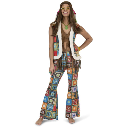 Feestbazaar Hippie Broek Boho Vierkant Dames