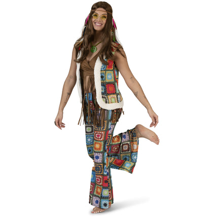 Feestbazaar Hippie Broek Boho Vierkant Dames