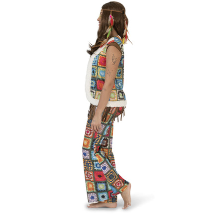 Feestbazaar Hippie Broek Boho Vierkant Dames