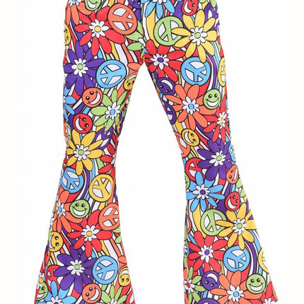 Feestbazaar Hippie broek man smile