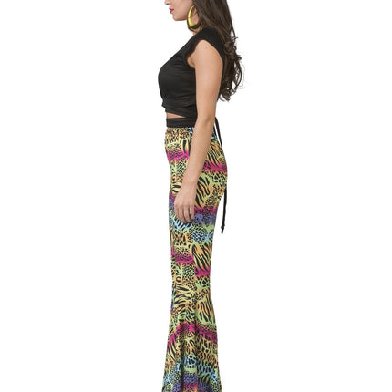 Feestbazaar Hippie Broek Met Dierenprint