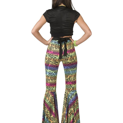Feestbazaar Hippie Broek Met Dierenprint