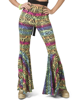 Feestbazaar Hippie Broek Met Dierenprint