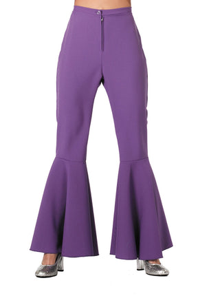 Feestbazaar Hippie broek paars Jess