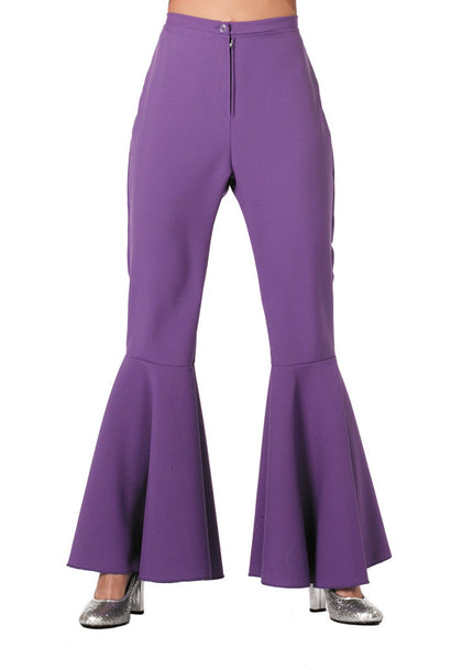Feestbazaar Hippie broek paars Jess
