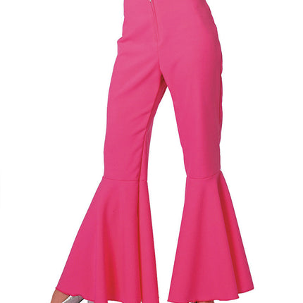 Feestbazaar Hippie broek pink vrouw Jess