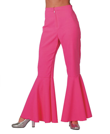 Feestbazaar Hippie broek pink vrouw Jess
