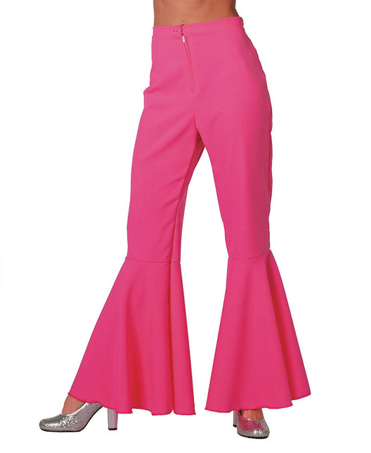 Feestbazaar Hippie broek pink vrouw Jess