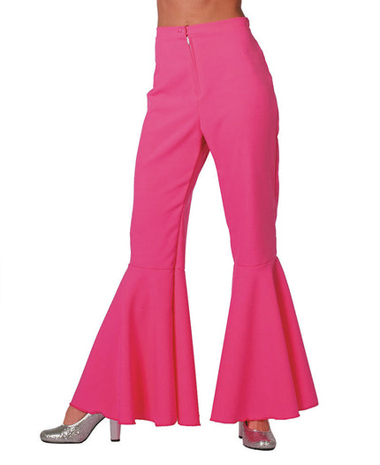 Feestbazaar Hippie broek pink vrouw Jess