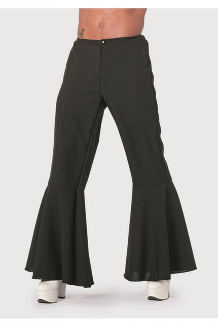 Feestbazaar Hippie broek zwart bi-stretch man