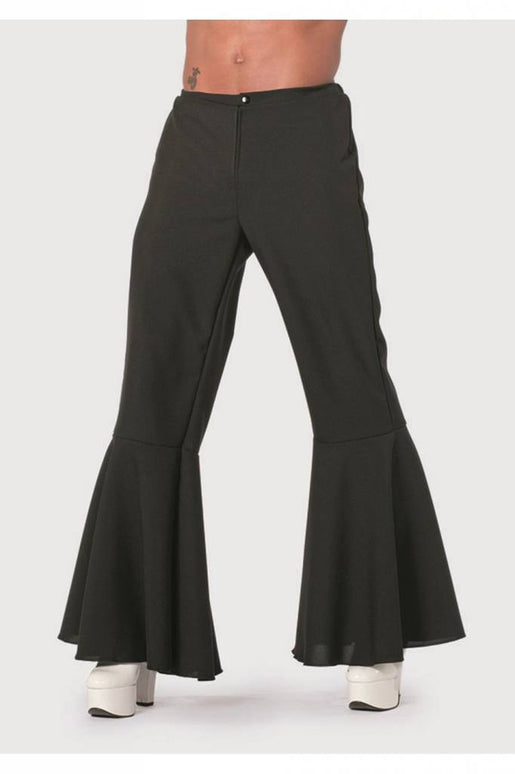 Feestbazaar Hippie broek zwart bi-stretch man