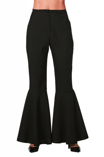 Feestbazaar Hippie broek zwart vrouw Jess