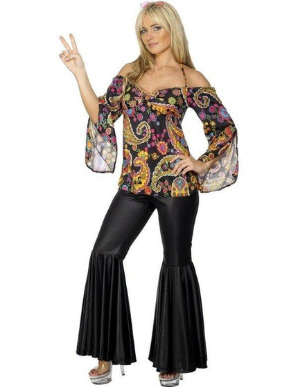Feestbazaar Hippie Diva kostuum dame