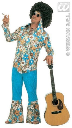 Feestbazaar Hippie Flower Power kostuum XXL Luxe