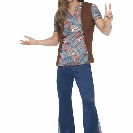 Feestbazaar Hippie Herenkostuum Orion