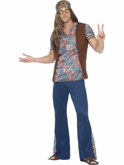Feestbazaar Hippie Herenkostuum Orion