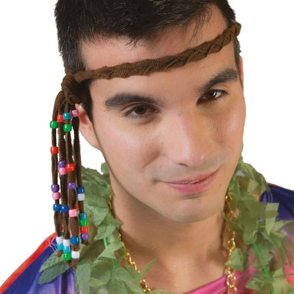 Feestbazaar Hippie Hoofdband Bodhi met kraaltjes