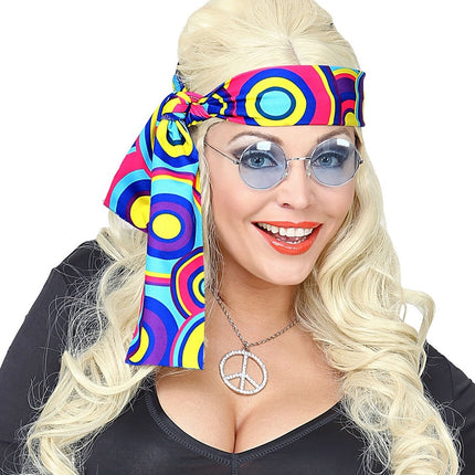 Feestbazaar Hippie Hoofdband Gekleurde Cirkels