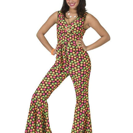 Feestbazaar Hippie Jumpsuit Gebloemd Dames