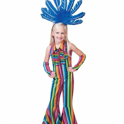Feestbazaar Hippie Jumpsuit Meisje Kostuum