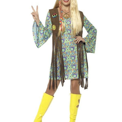 Feestbazaar Hippie Jurk Compleet