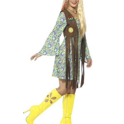 Feestbazaar Hippie Jurk Compleet
