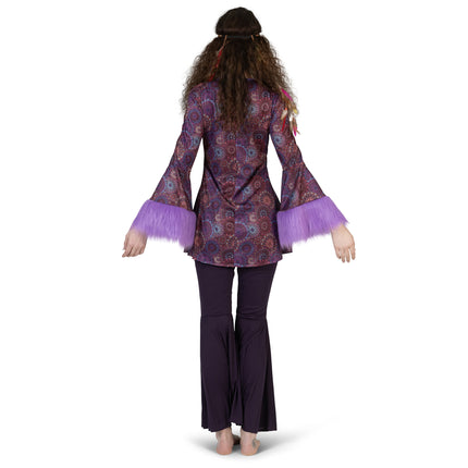 Feestbazaar Hippie Jurk Haven Paars