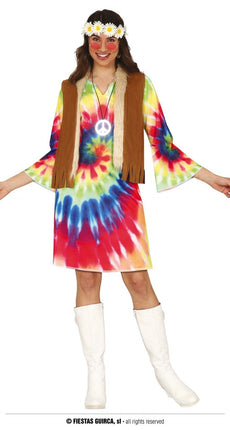 Feestbazaar Hippie Jurk Skylar Groove Vrouw