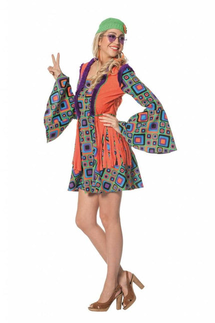 Feestbazaar Hippie Jurk vrouw Misty
