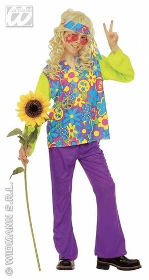 Feestbazaar Hippie kleding kind 4-delig Prosperity