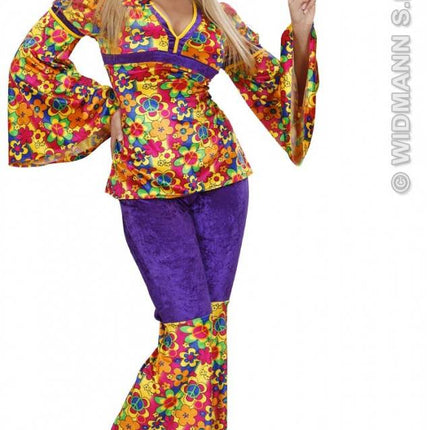 Feestbazaar Hippie kleding vrouw 3-delig Meadow