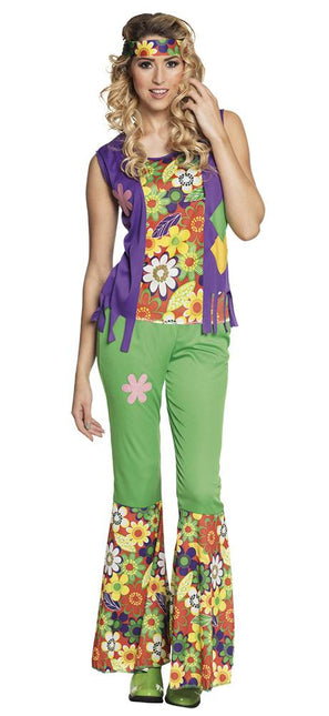 Feestbazaar Hippie kostuum dame woodstock