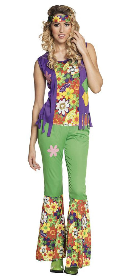 Feestbazaar Hippie kostuum dame woodstock