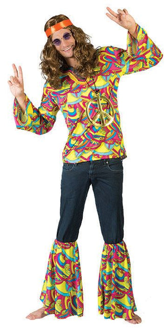 Feestbazaar Hippie kostuum Hans