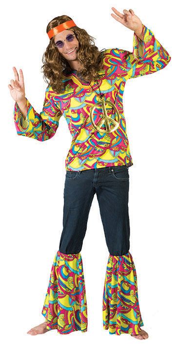 Feestbazaar Hippie kostuum Hans