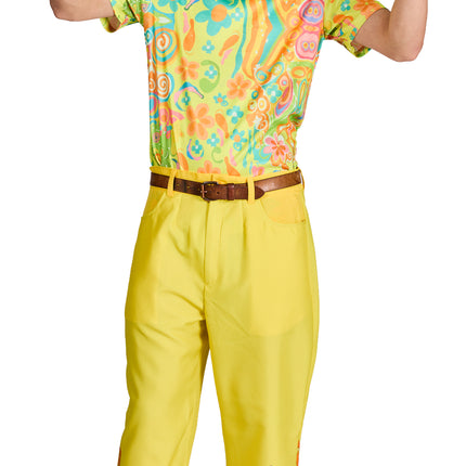 Feestbazaar Hippie Kostuum Happy Harry 3-delig
