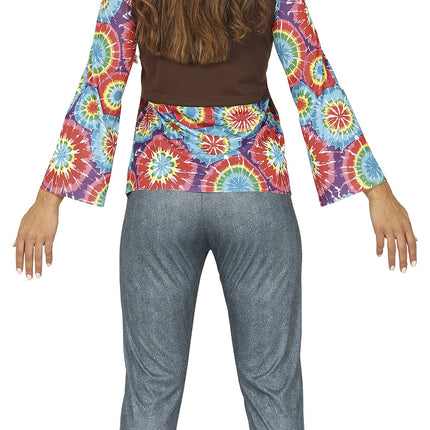 Feestbazaar Hippie Kostuum Vrouw Peace Lotus