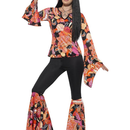 Feestbazaar Hippie Kostuum Willow Dames