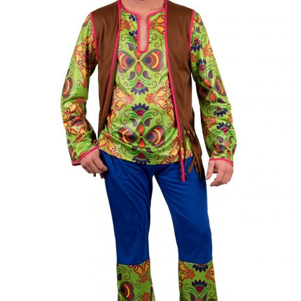 Feestbazaar Hippie man Kostuum Cornelis