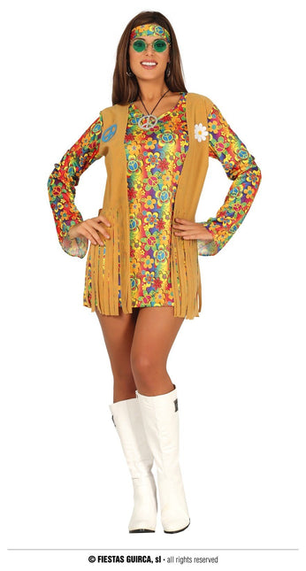 Feestbazaar Hippie Outfit Kort Nova