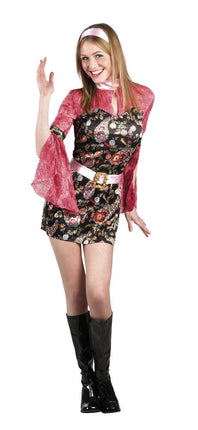 Feestbazaar Hippie Party Jurk Vrouw