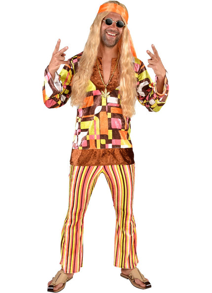 Feestbazaar Hippie Retro Outfit Heren