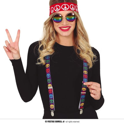 Feestbazaar Hippie Set Gekleurd 3 Delig