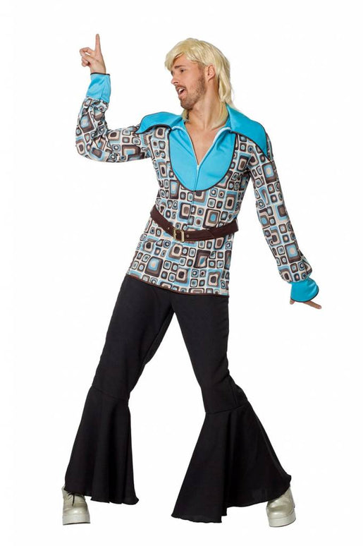 Feestbazaar Hippie shirt carnaval man