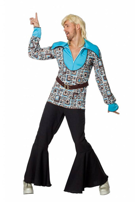 Feestbazaar Hippie shirt carnaval man